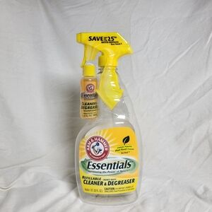NEW Arm & Hammer Essentials Refillable Cleaner & Degreaser